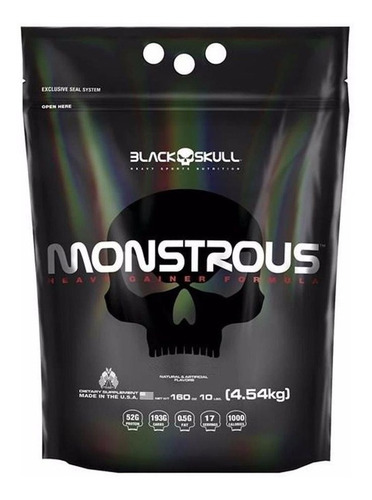 Hipercalórico Monstrous - 4,54 Kg Refil - Importado