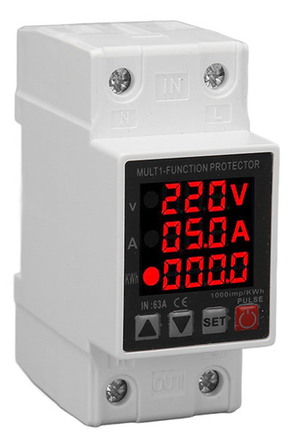 Protector De Corriente Ajustable Con 3 Pantallas Intelligent