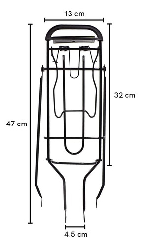 Portabulto Trasero Para Bicicleta R26