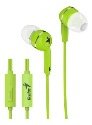 Auriculares Genius Hs-m300 Con Microfono Verde