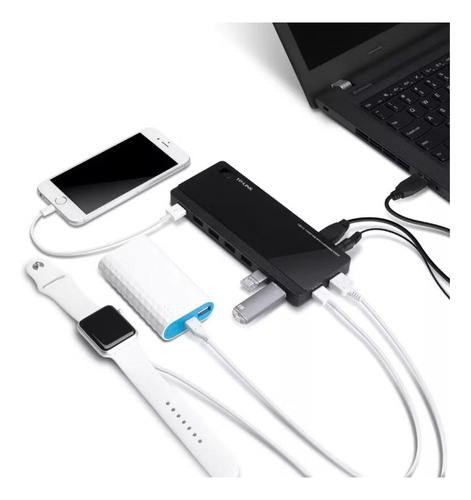 Hub Tp-link Usb 3.0 Tp-link Uh720 Usb 7 Puertos 3.0 + 2 Fast