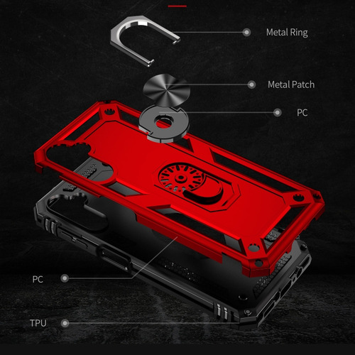Funda Uso Rudo Shockproof Para Galaxy A14 4g/ 5g + Cristal