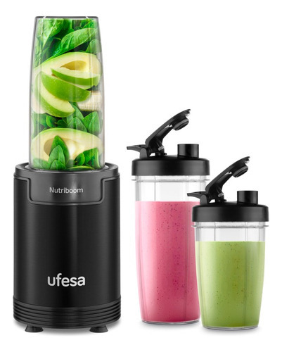 Licuadora Personal Ufesa Nutriboom Color Negro
