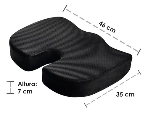 Cojin Lumbar + Coxis Gel Tech 4 Fundas- Regalo Apoyabrazos