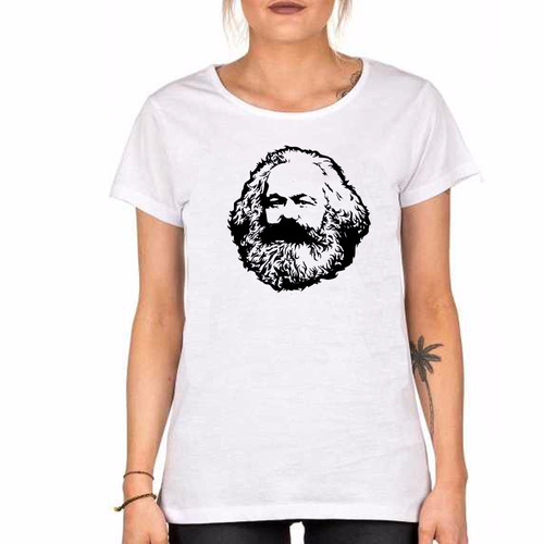 Remera De Mujer Carlos Marx Karl Filosofo Revolucion Comunis