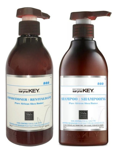 Kit Shampoo Y Acondicionador Cabello Rizado Saryna Key 500ml