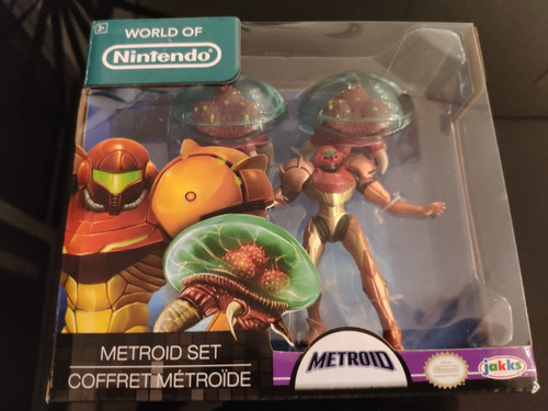 Metroid Set Jakks Pacific World Of Nintendo Samus Mercado Livre