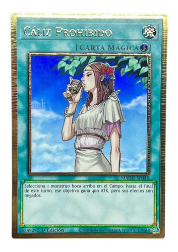 Forbidden Chalice Carta Yugioh! Español