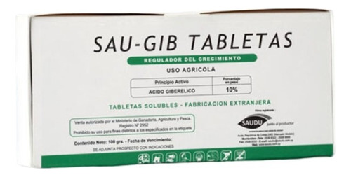 Acido Giberelico Estimulador De Crecimiento Pastillas 