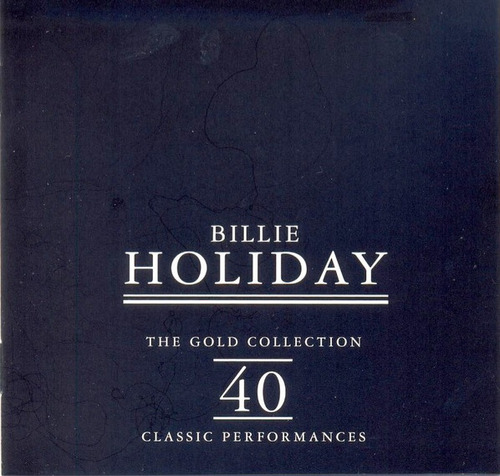 Cd Doble  Billie Holiday, The Gold Collection 1997 Importado