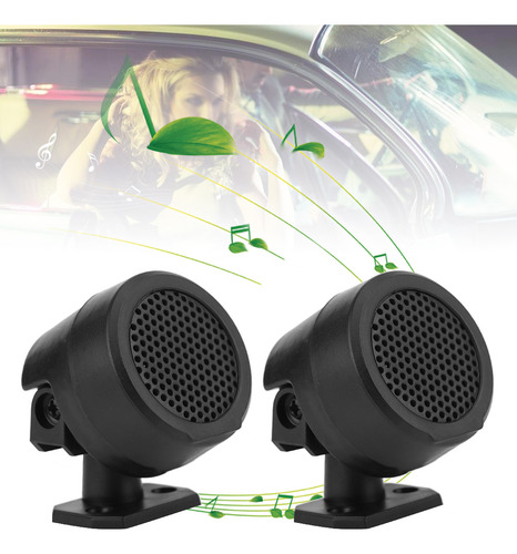 Mz Pacote Com 2 Alto-falantes Redondos E Tweeters De 12 V E