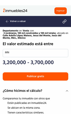 Departamento En Venta Jesus Del Monte, Residencial Los Yakis. Trato Directo