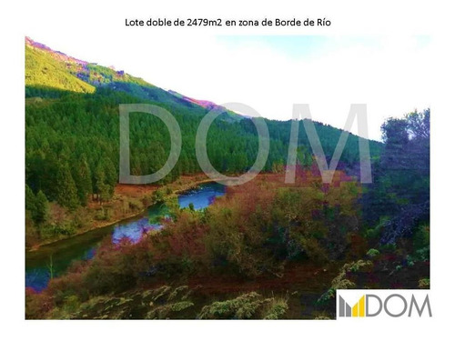 Imagen 2 de 16 de Lote Doble En Esquina Sobre Borde De Río, En Una Zona Muy Tranquila. Apto Emprendimiento Turístico. - Meliquina