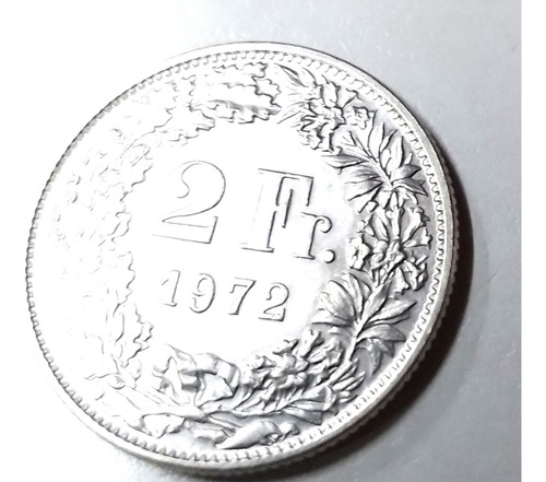 Moeda - Switzerland - 2 Francs - 1972-helvetia (Usado)