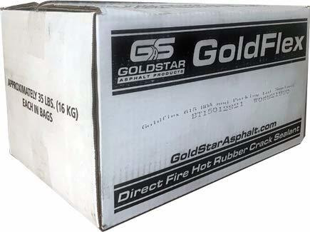 Goldstar Asphalt's Goldflex #615 Sellador De Grietas De Esta
