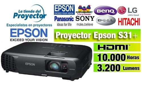 Proyector Epson Powerlite S31+ Envios A Todo El Peru