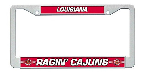 Placa De Plástico De La Ncaa Louisiana Lafayette Ragin Cajun