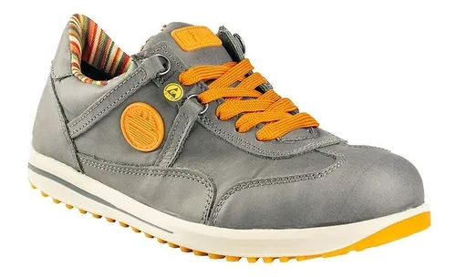 Zapato Zapatilla De Seguridad Dike Racy Gris Segman Cuotas sin