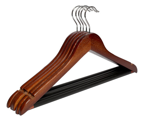 Set De Ganchos De Madera Natural, (40 Pzs) Better Space
