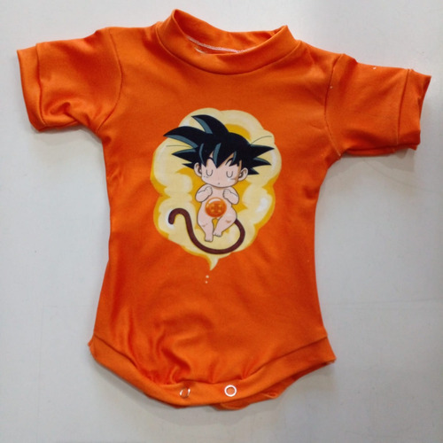 Body Bebé Personalizado Goku Bebé--dragon Ball Z- Anime-