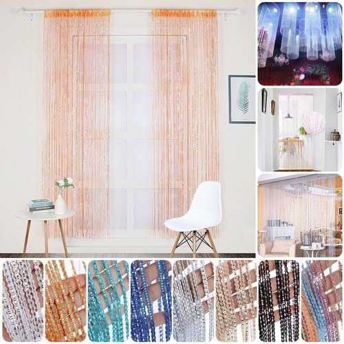 Cortina De Hilo, Separador De Ambientes, Cortinas