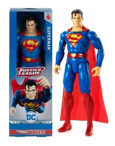 Boneco Articulado Superman - Liga Da Justiça - Gdt49 Mattel