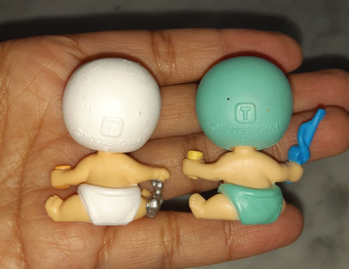 2 Figuras Muñecos Twozies Bebés Moose (Usado)