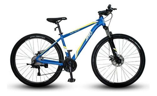Bicicleta Jafi Montañera M116 Pro Aluminio 24v Aro 29 Color Azul