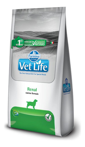 Ração Vet Life Natural Renal Cães Adultos 2kg