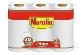 Pack X 6 Unid. Rollo Cocina   3x40 Un Marolio Rollos De Coc