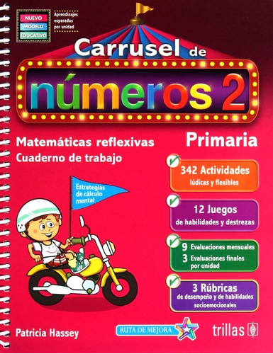 Carrusel De Números 2 Cuaderno De Trabajo Matemática Trillas