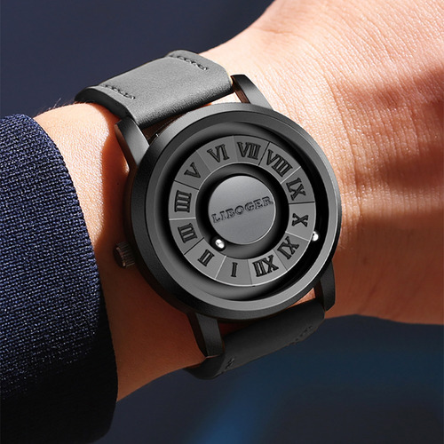 Reloj De Cuarzo Con Esfera De Bolas De Levitación Magnética