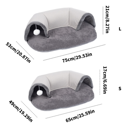 (l) Tunnel Portable Kitties Tunnel Multifunctional Tunnel In