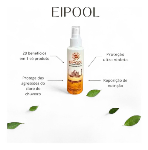 Protetor Térmico Fluído Tratamento De Cabelo 120ml Eipool