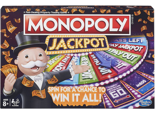 Hasbro Juego De Mesa Monopoly Jackpot