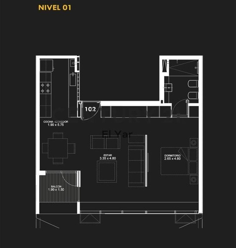 Imagen 6 de 10 de Excelente Duplex 3 Amb. A Estrenar.11 De Septiembre 4220. Nuñez
