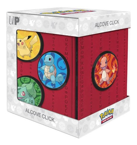 Pokemon Tcg Alcove Flip Kanto Deck Box Pikachu Charmander 