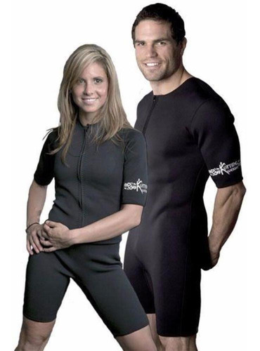 Roupa De Neoprene Modeladora Queima Gordura Perda De Peso