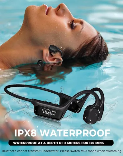 Audífonos De Conducción Ósea, Sumergibles Natación