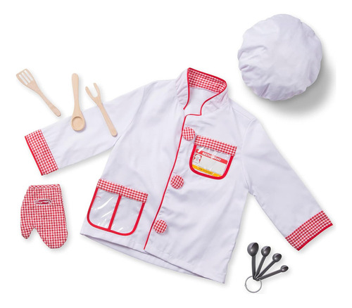 Melissa & Doug Disfraz De Chef Para Juego Imaginativo, Juego