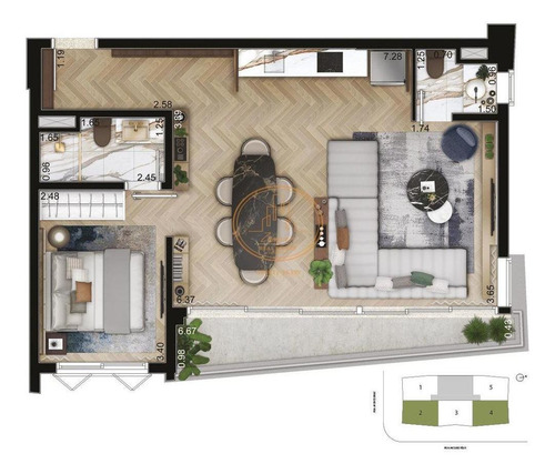 Apartamento Com 2 Dormitório(s) Localizado(a) No Bairro Vila Nova Conceição Em São Paulo / São Paulo - 10647:916902