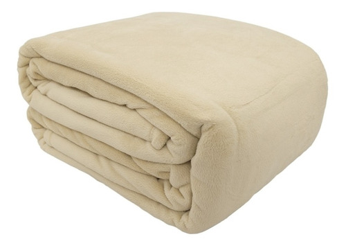 Frazada Palette Ivory Classic Supersoft color natural de 240cm x 225cm