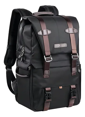 Mochila Kef Resistente Agua P/ Equipamentos Dslr Canon Nikon Cor ...
