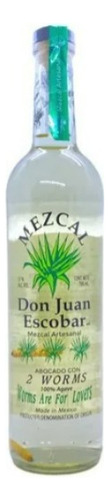 Mezcal Tequila Don Juan Escobar 2 Worms 750ml