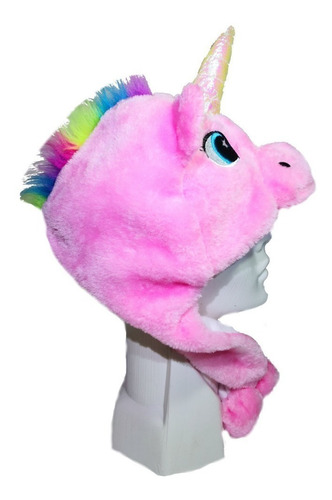 Gorro De Abrigo Unicornio Para Niños Cubre Orejas, Peluche