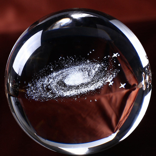 Regalo De Esfera De Cristal Grabado Artificial Milky Way