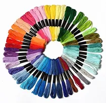 Comprar Set De 50 Madejas Kocean Hilos Para Bordar Colores Del