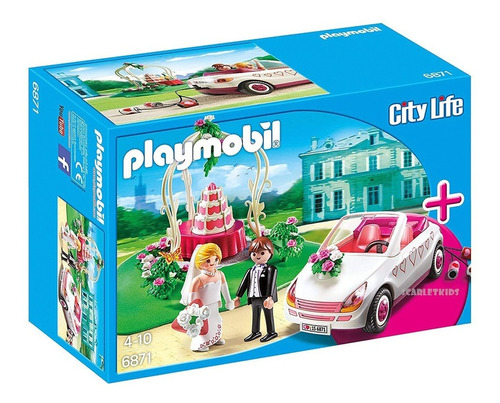 Playmobil 6871 Fiesta De Boda Auto + 2 Figuras Scarlet Kids