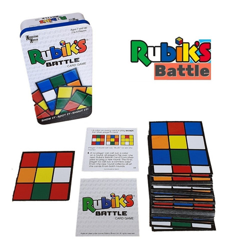 Cartas Rubiks Battle Card Game Original Spot It Rubik