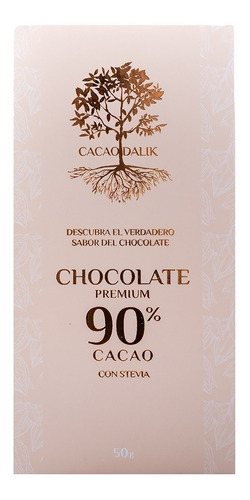 Chocolate Al 90% Con Stevia - Kg a $180